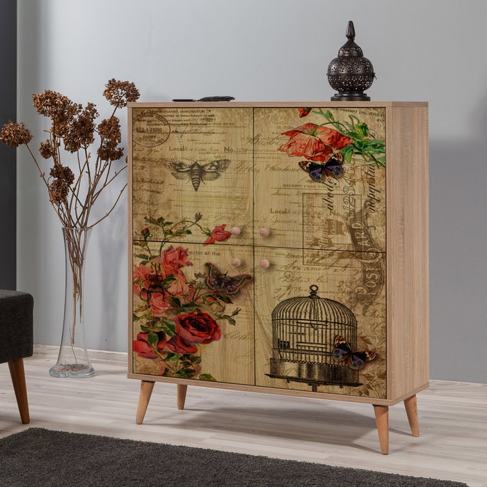 Hanah Home Multilux - 734 Armario multiusos Roble Sonoma Hanah Home Multilux - 734 Armario multiusos Roble Sonoma